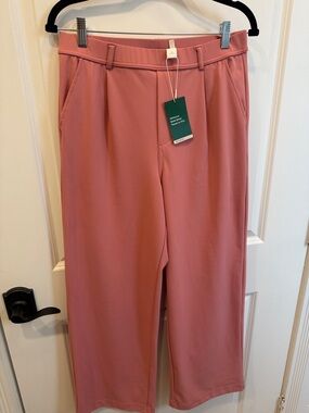 Halara Wide-Leg Women's Pants in Dusty Rose